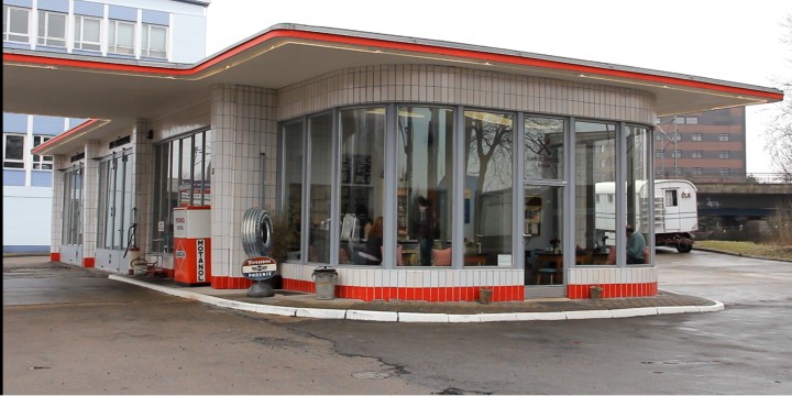 Oldtimer Tankstelle Brandshof Hamburg - Rafinovier